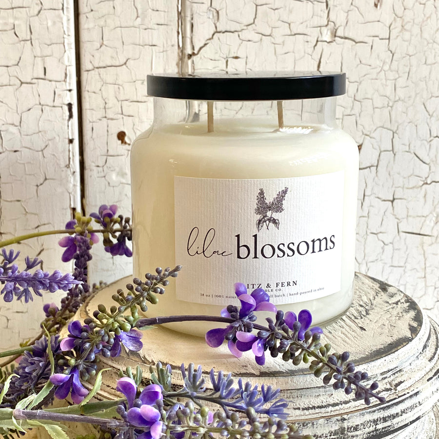 Lilac Blossoms Soy Candle