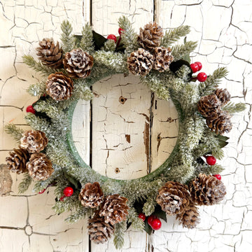 Icy Pine Candle Ring