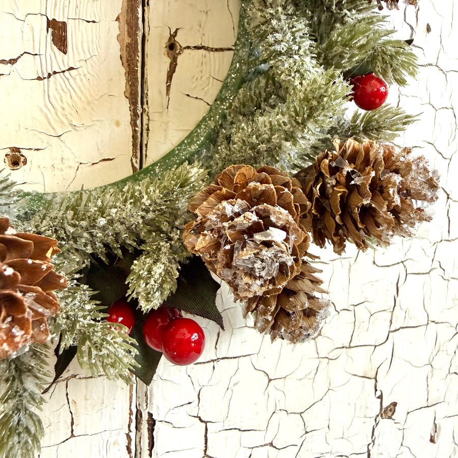 Icy Pine Candle Ring