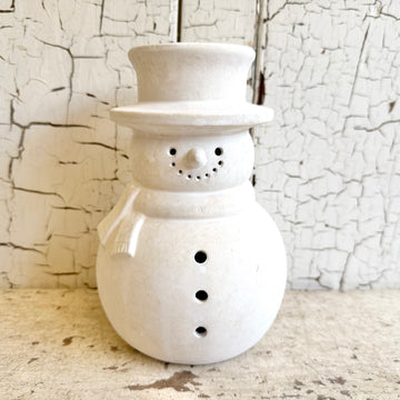 Terracotta Snowman