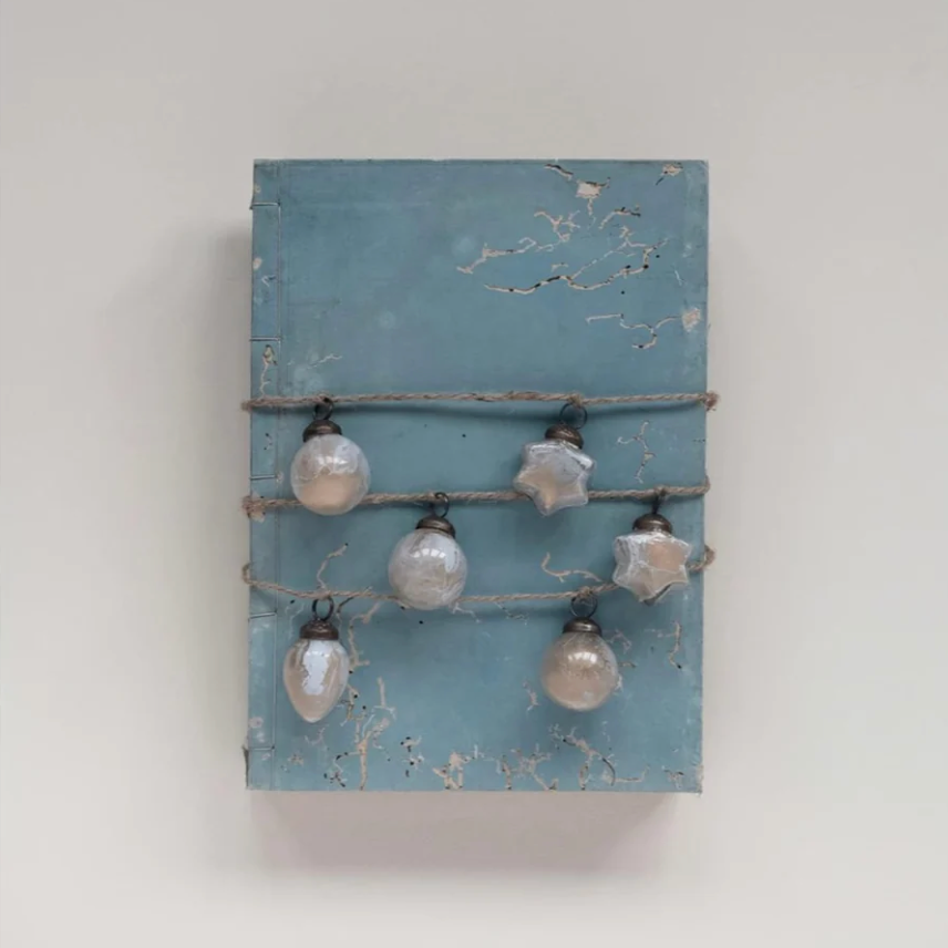 Taupe Mercury Glass Garland