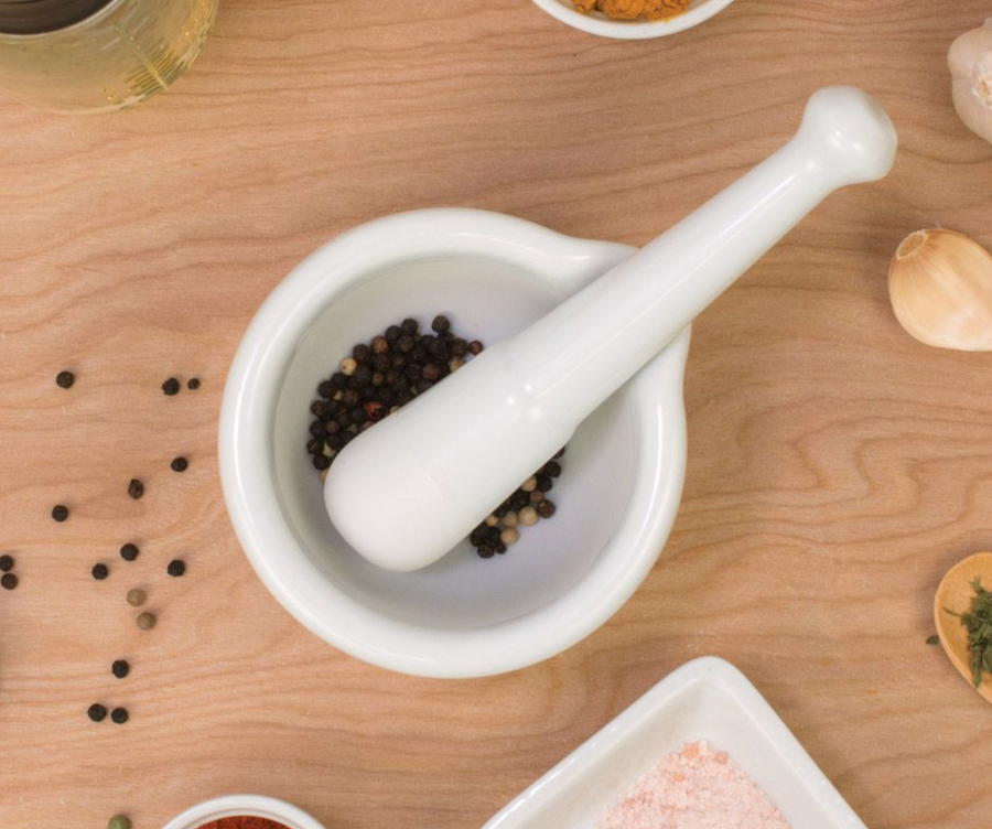 Porcelain Mortar & Pestle