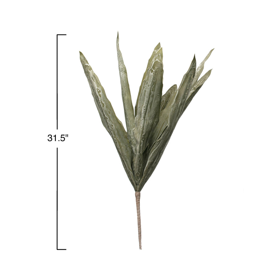 Large Faux Aloe Leaf Stem