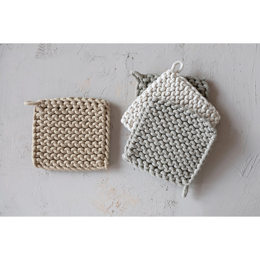 Chunky Crochet Cotton Trivet