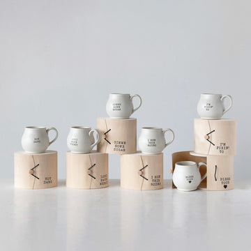 14 Ounce Stoneware Mug with Gift Box