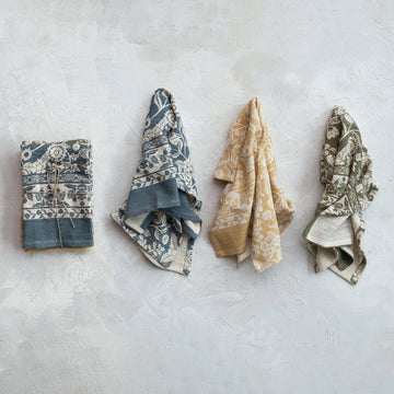 Set of 3 Cotton Printed Tea Towels