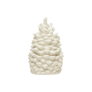 Stoneware Bisque Pinecone