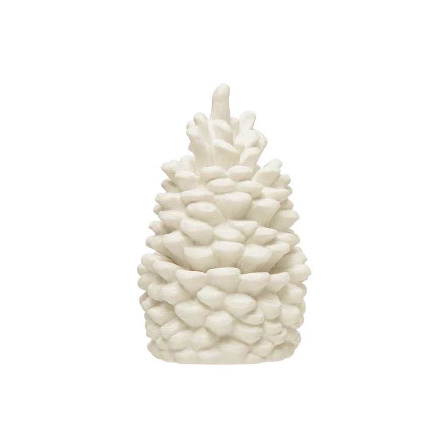 Stoneware Bisque Pinecone