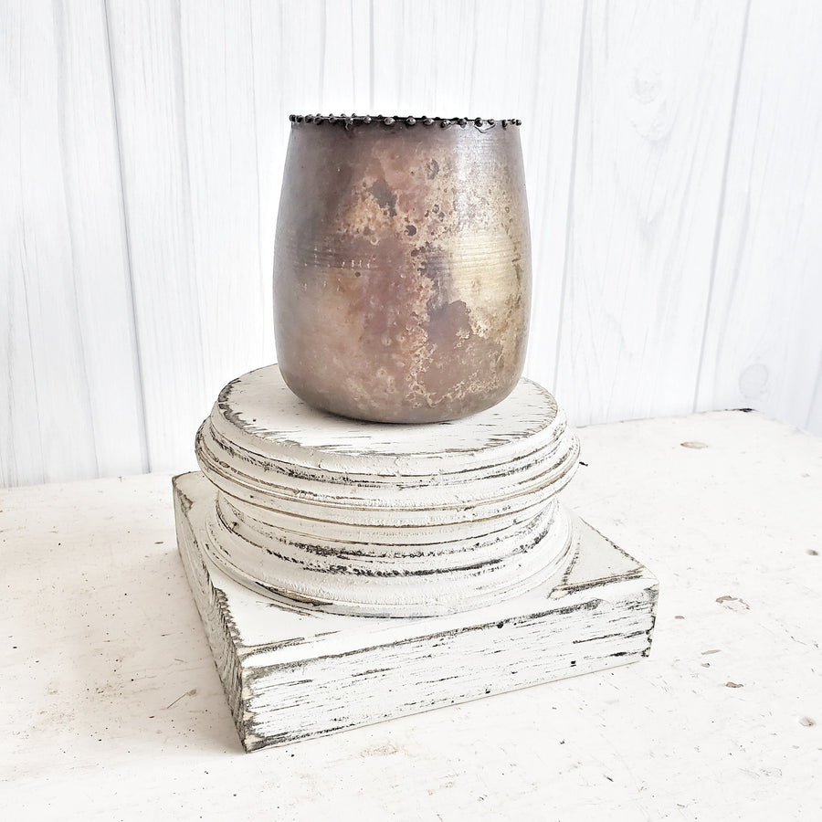 Chippy White Wood Architectural Base Riser 6 inch
