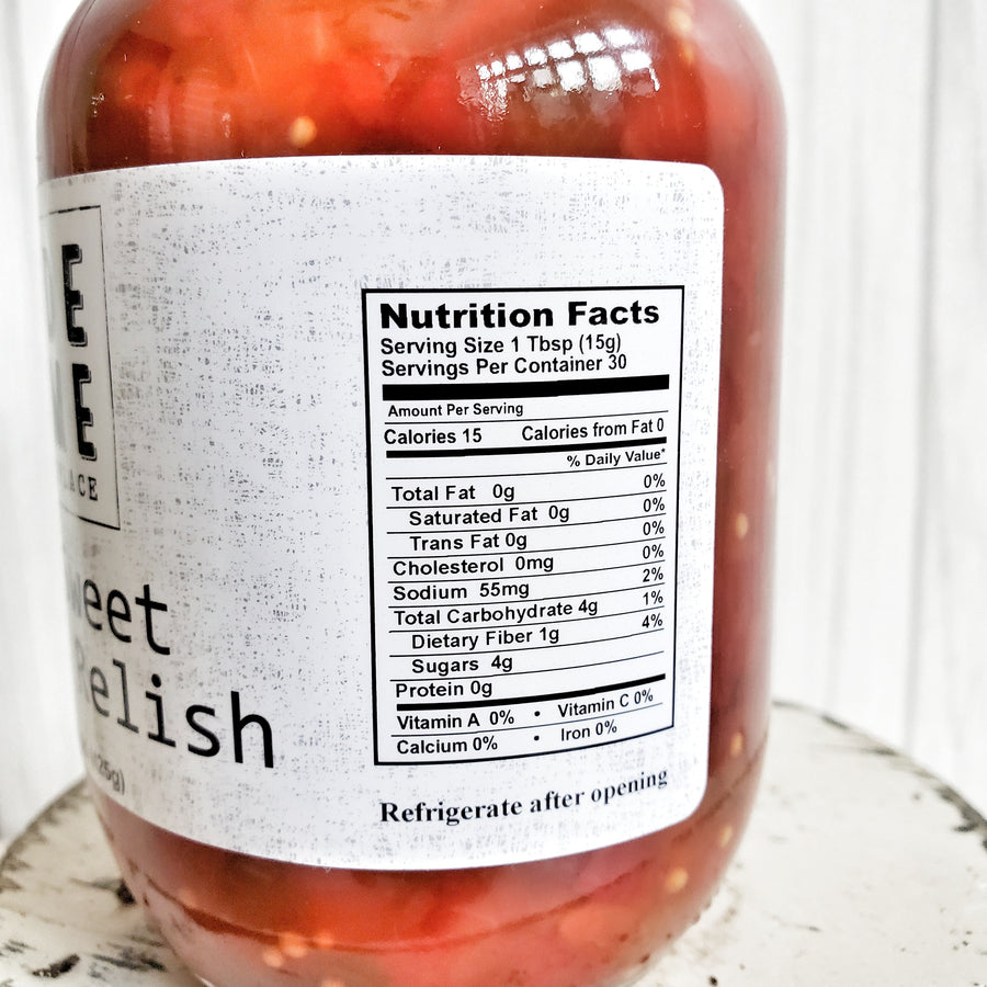 Red Sweet Pepper Relish