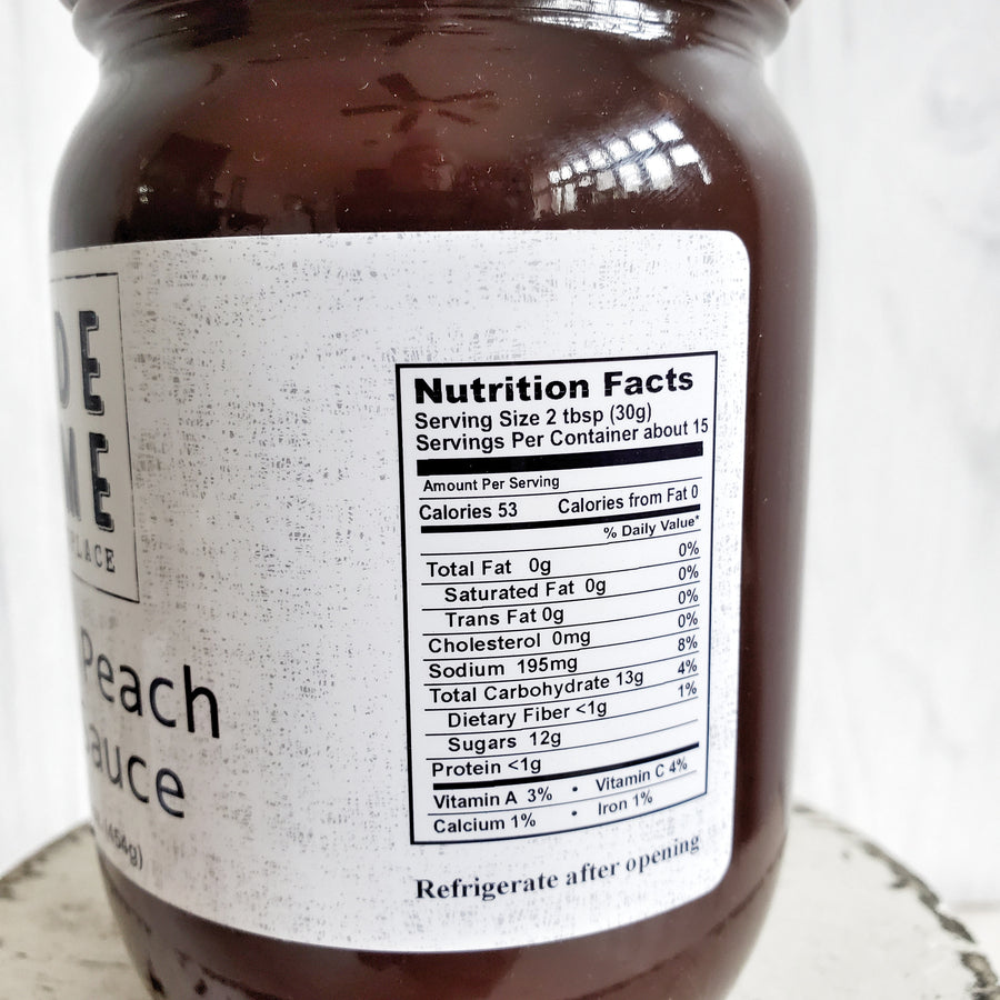 Zesty Peach BBQ Sauce