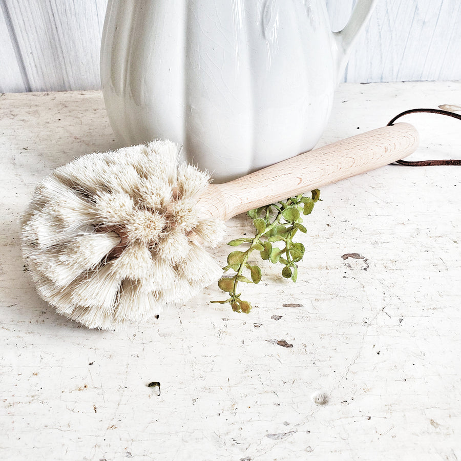 Soft Bristle Brush- Light Wood