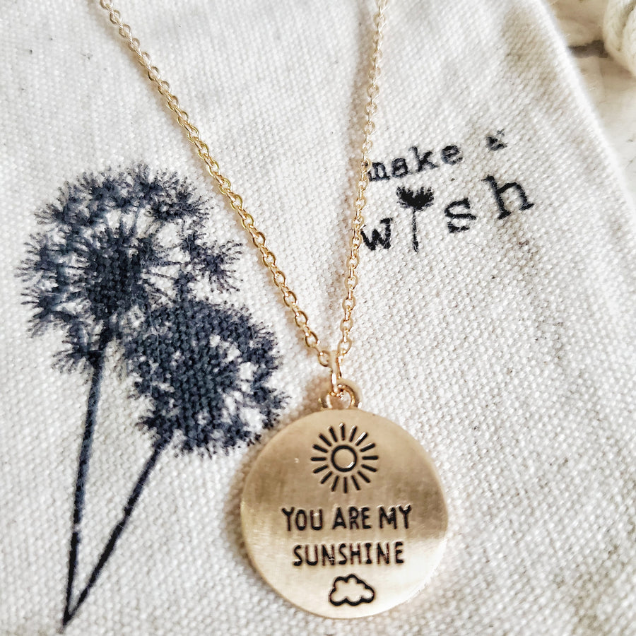 You are My Sunshine Necklace