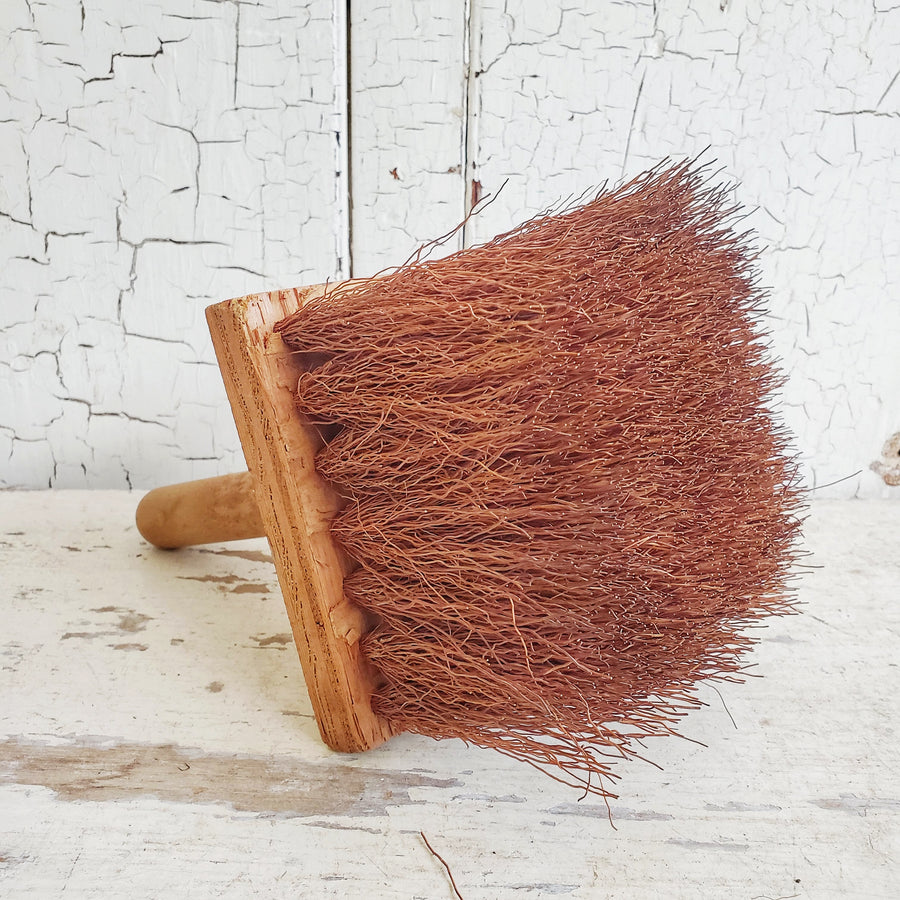 Vintage Square Hard Bristle Brush