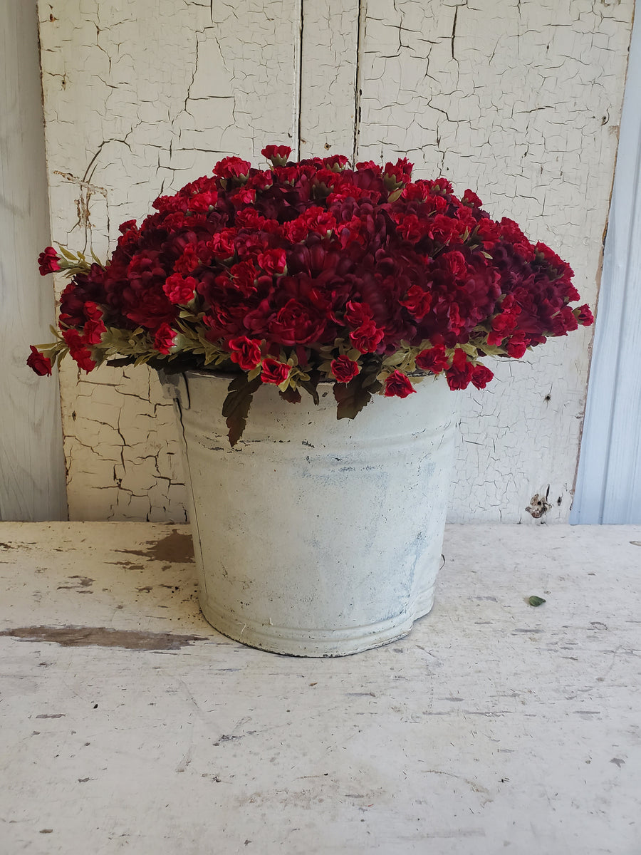 Best Realistic Faux Mum Bush-Burgundy