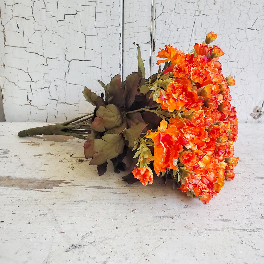 Best Realistic Faux Mum Bush- Orange