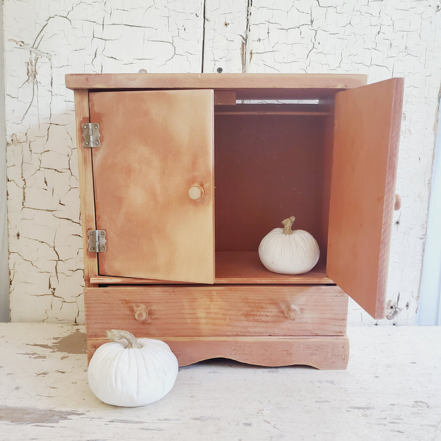 Vintage  Wood Cabinet