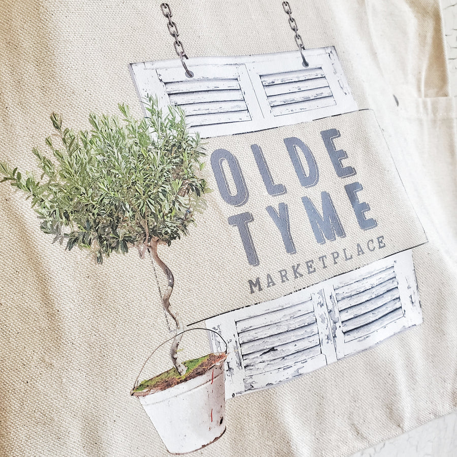 OLDE TYME MARKETPLACE LOGO MARKET BAG