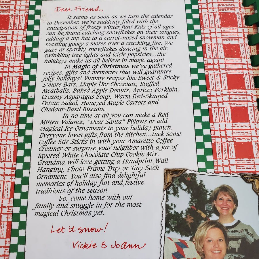 Gooseberry Patch Magic of Christmas Cookbook