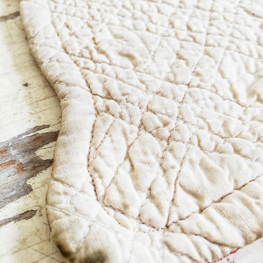 Handmade Quilted Bunny Table Pad