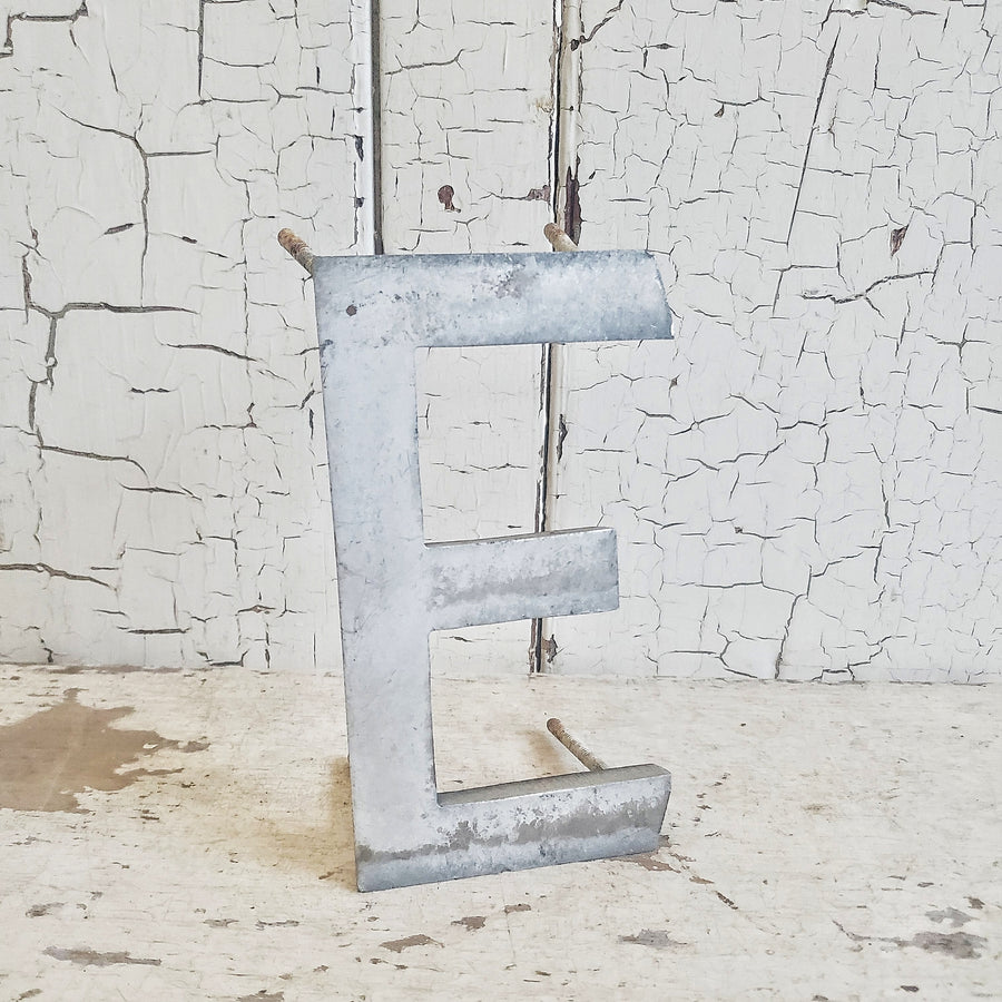 Vintage Aluminum Sign Letter 