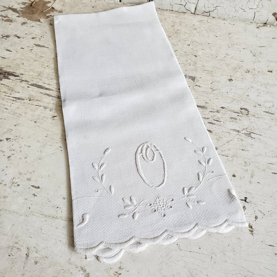Vintage Cotton Monogrammed 