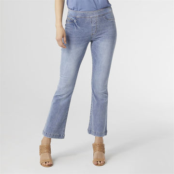Wide Leg Pull On Jean