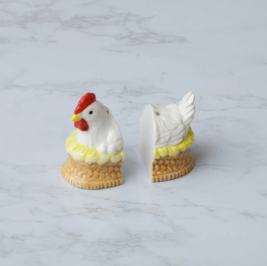 Chicken Salt Pepper Shaker Set Olde Tyme Marketplace
