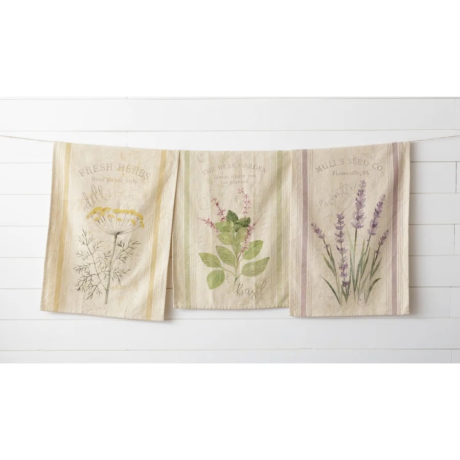 Herb Garden Tea Towel
