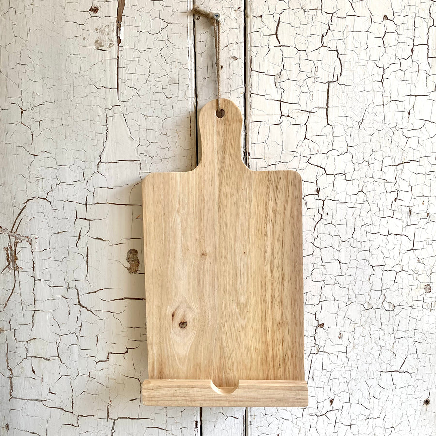 Cutting Board Cookbook Stand