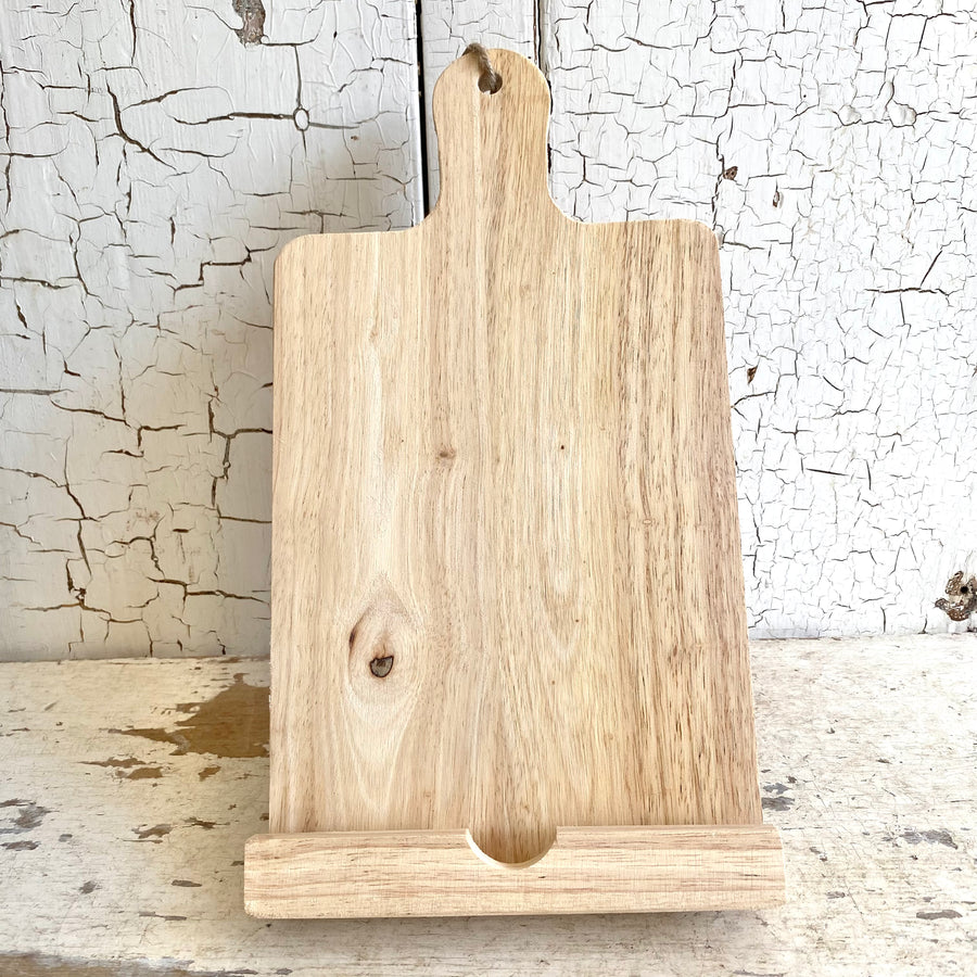 Cutting Board Cookbook Stand