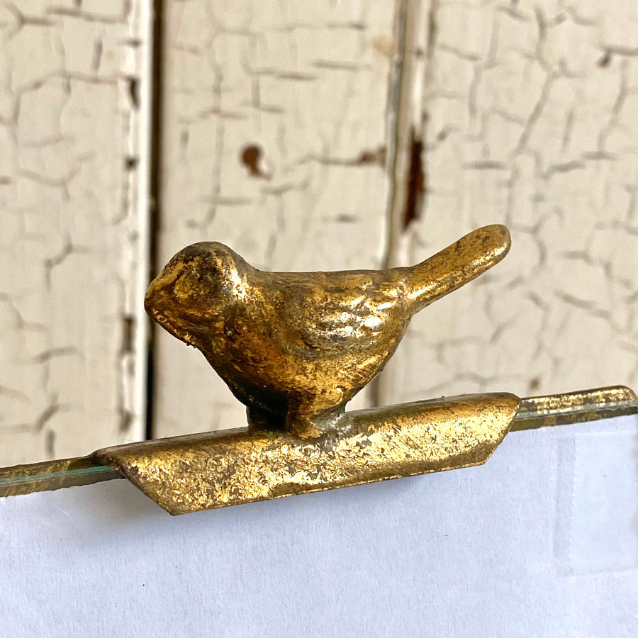 Antique Gold Frame with Bird