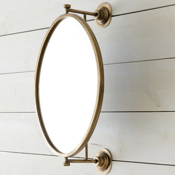 Mounted Gold Mirror