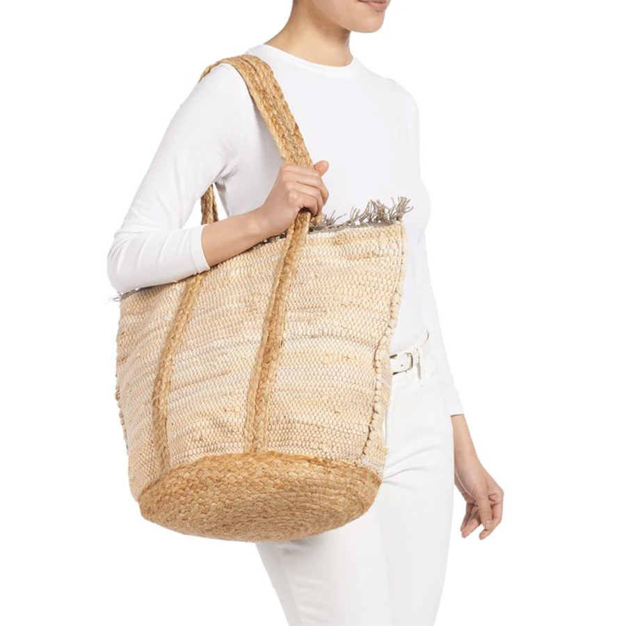 Tonal Taupe Tote Bag