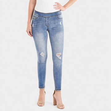 OMG Skinny Distressed Jeans