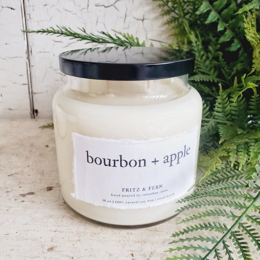 Bourbon & Apple Soy Candle