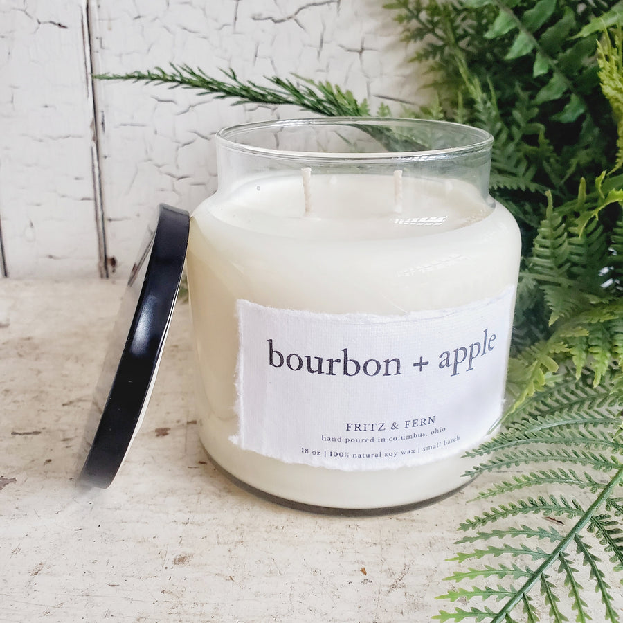 Bourbon & Apple Soy Candle