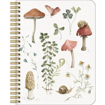 Cottage Snails Spiral Notebook