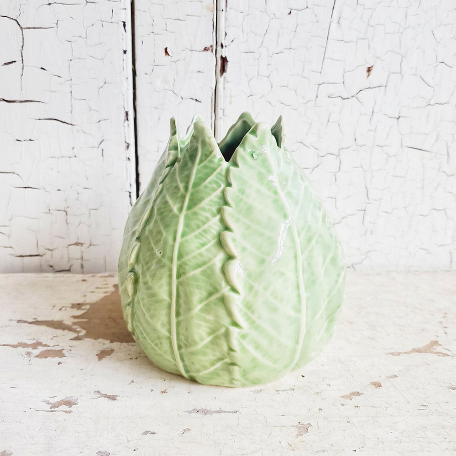 Green Leaf Vase