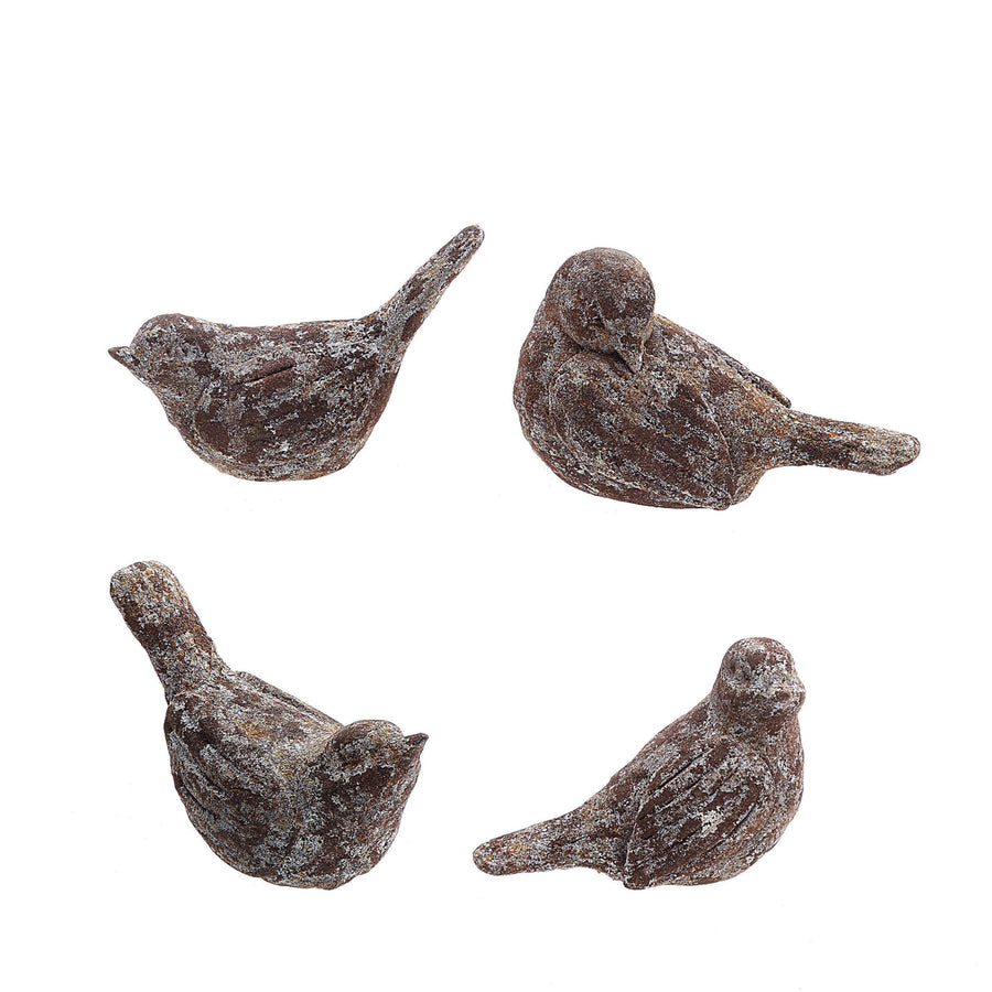 Distressed Resin Bird Figure