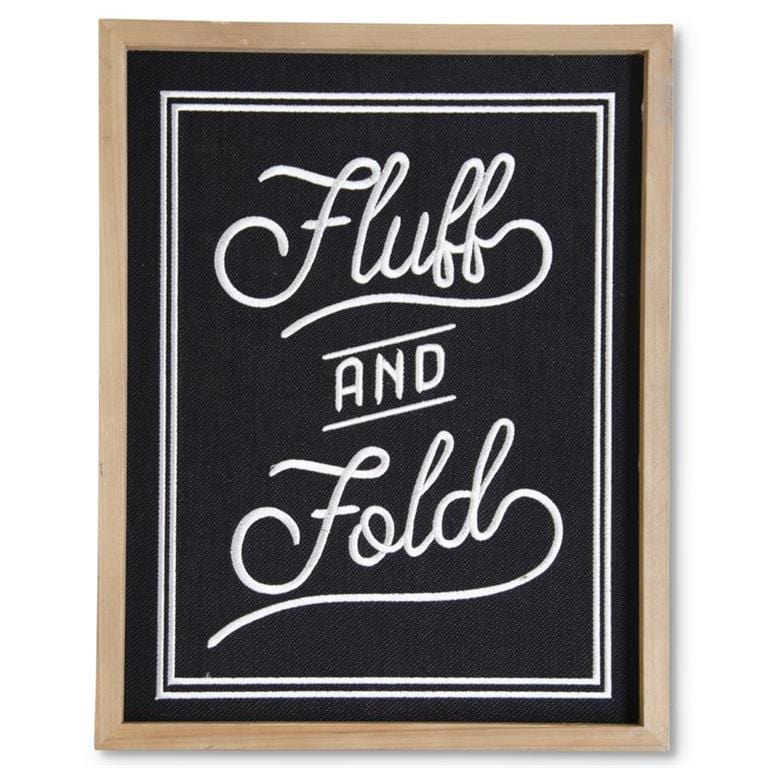 Wood Framed Laundry Sign