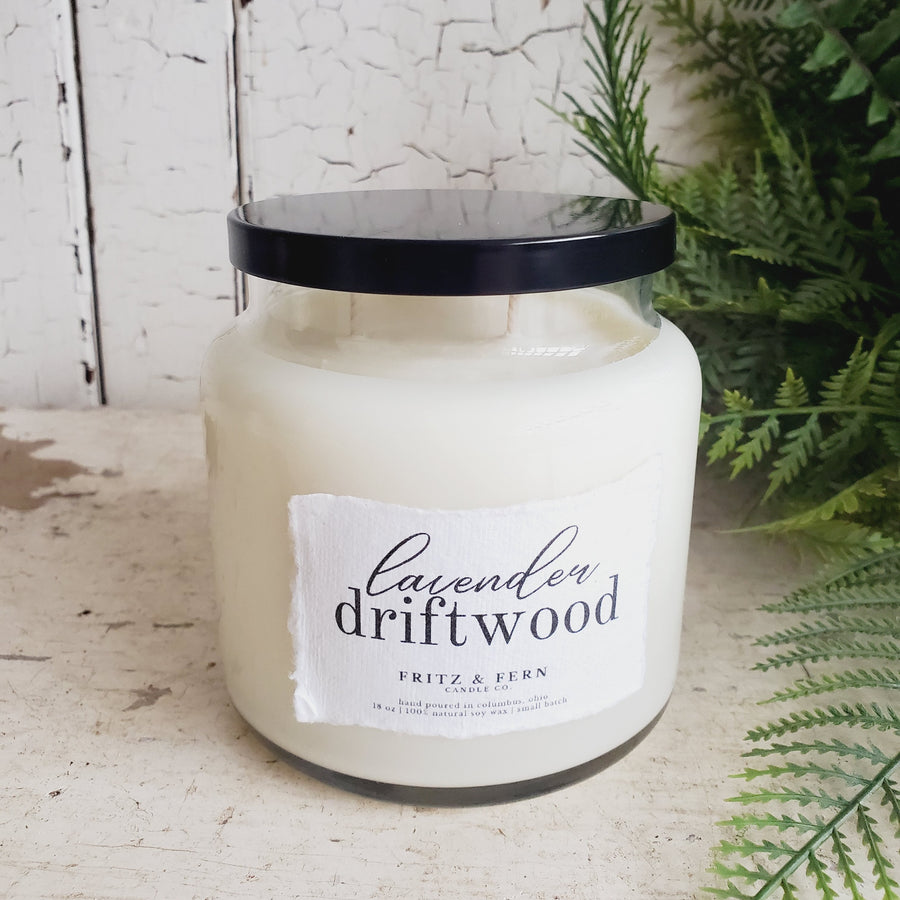 Lavender Driftwood Soy Candle