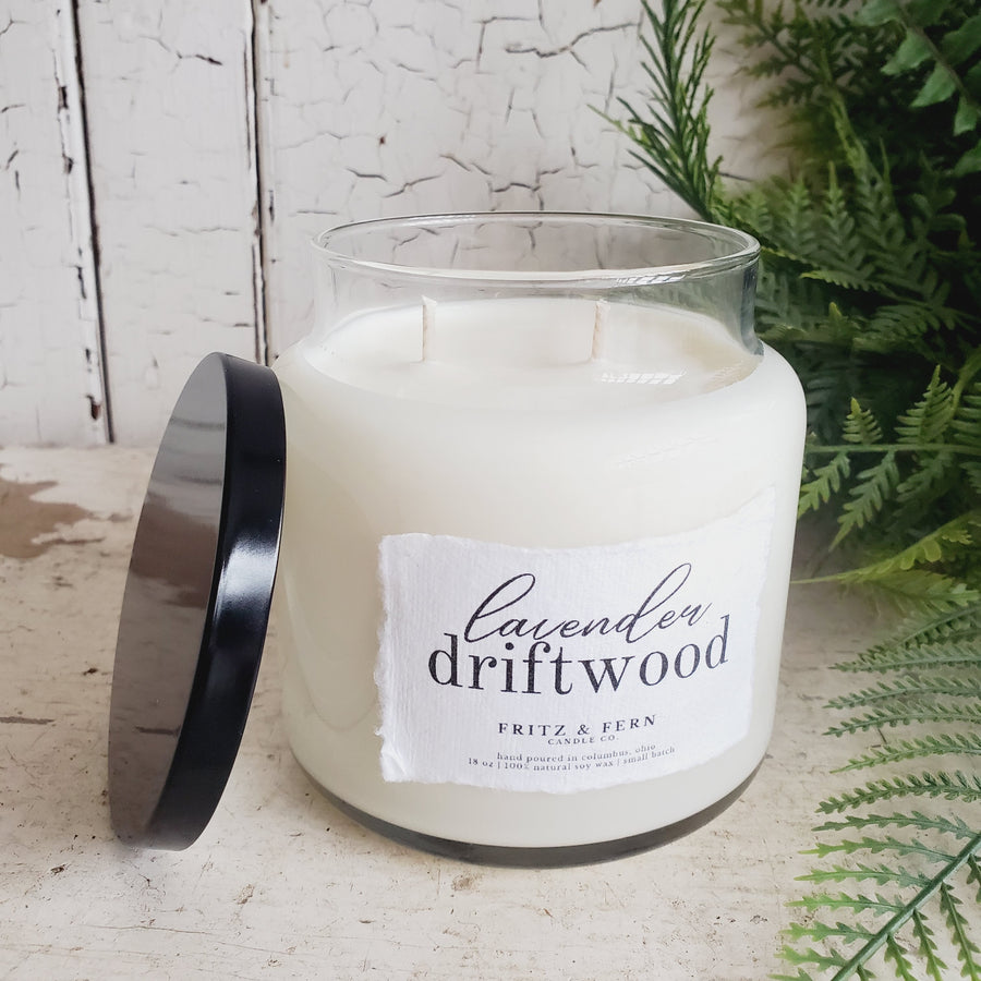 Lavender Driftwood Soy Candle